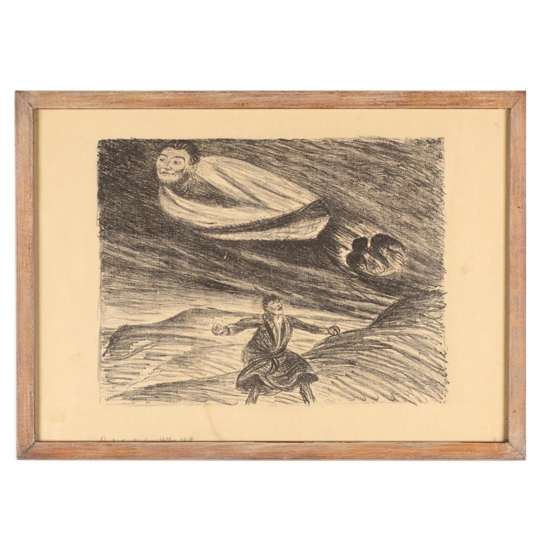 Ernst Barlach (German, 1870-1938),  Armer Vetter und (1 of 3)