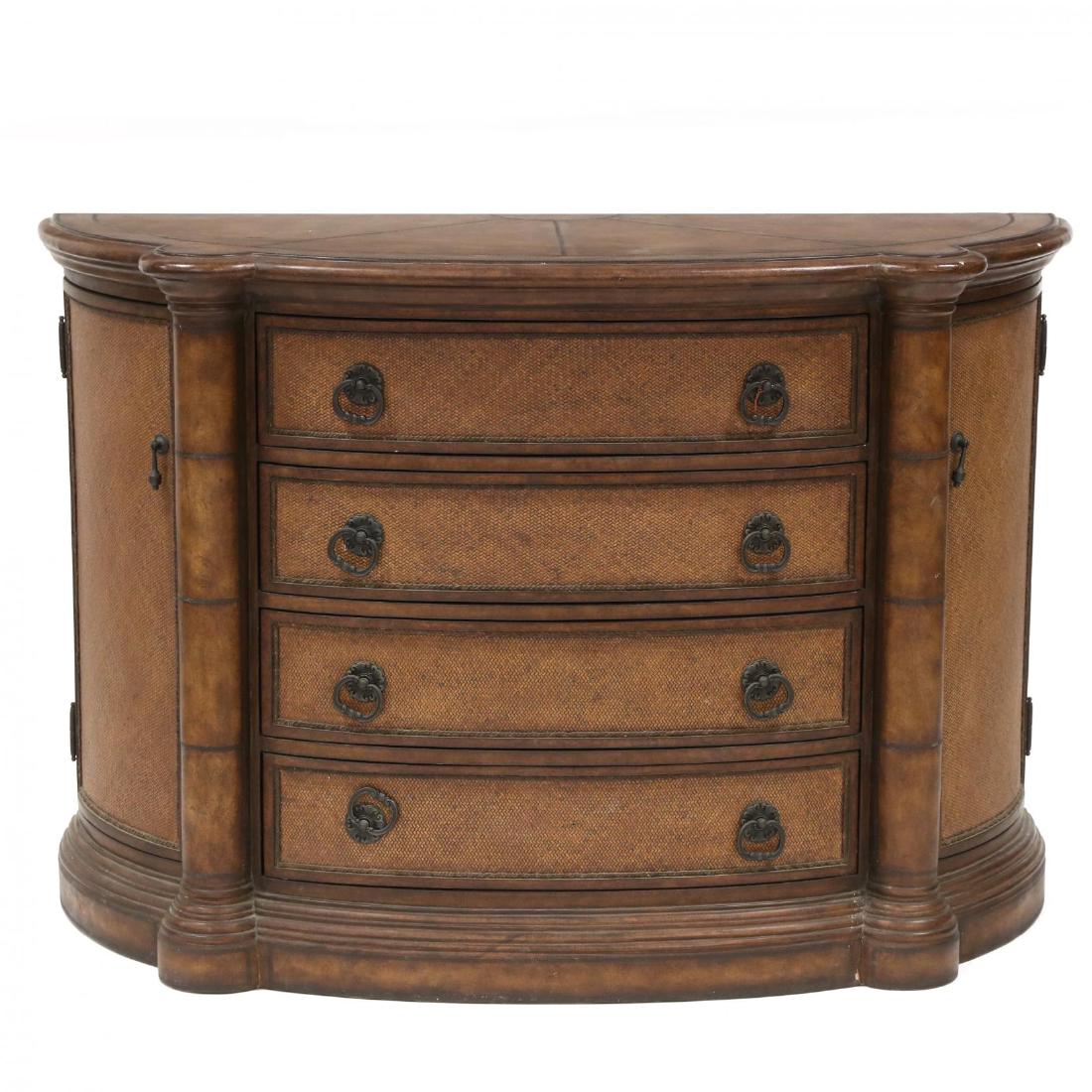 Hooker Furniture, Demilune Console Cabinet (1 of 3)