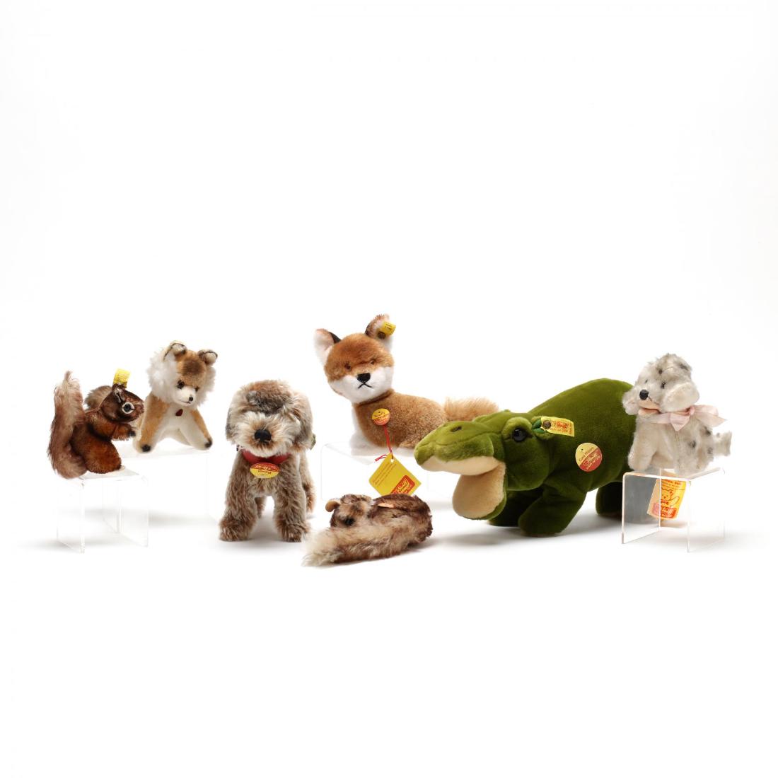 Seven Steiff Stuffed Animals (1 of 8)