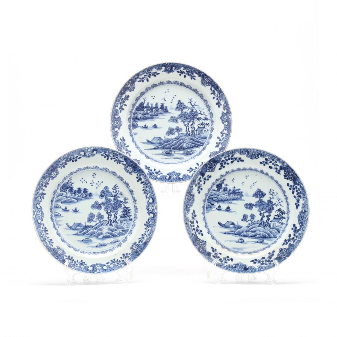 Three Chinese Export Plates (1 of 4)