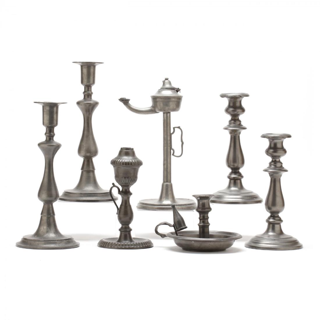 Antique Pewter Lighting Group (1 of 6)
