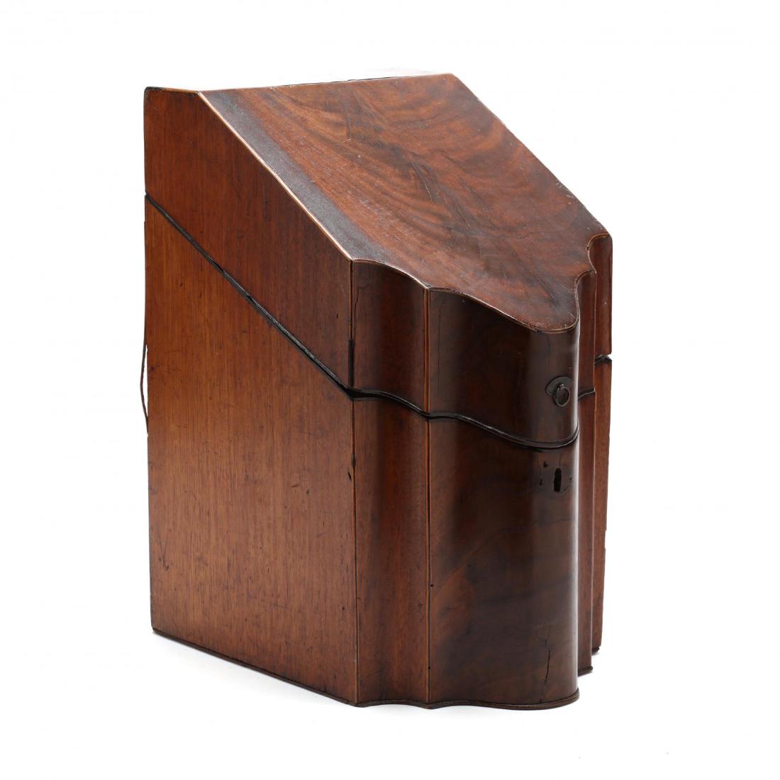 George III Inlaid Cutlery Box (1 of 3)