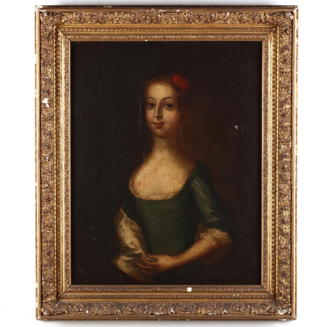 An 18th Century English Portrait of a Lady (1 of 3)