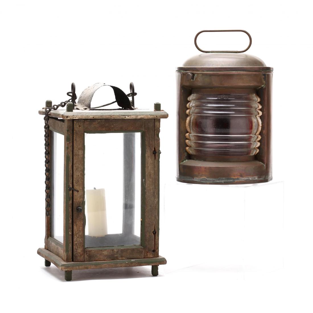 Two Vintage Primitive Lanterns (1 of 3)