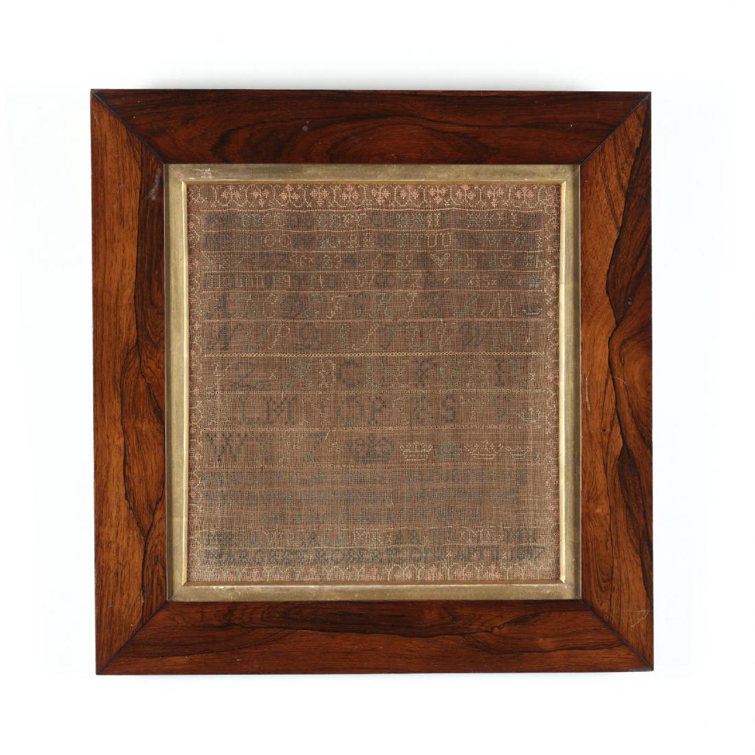 Antique Needlework Sampler (1 of 2)