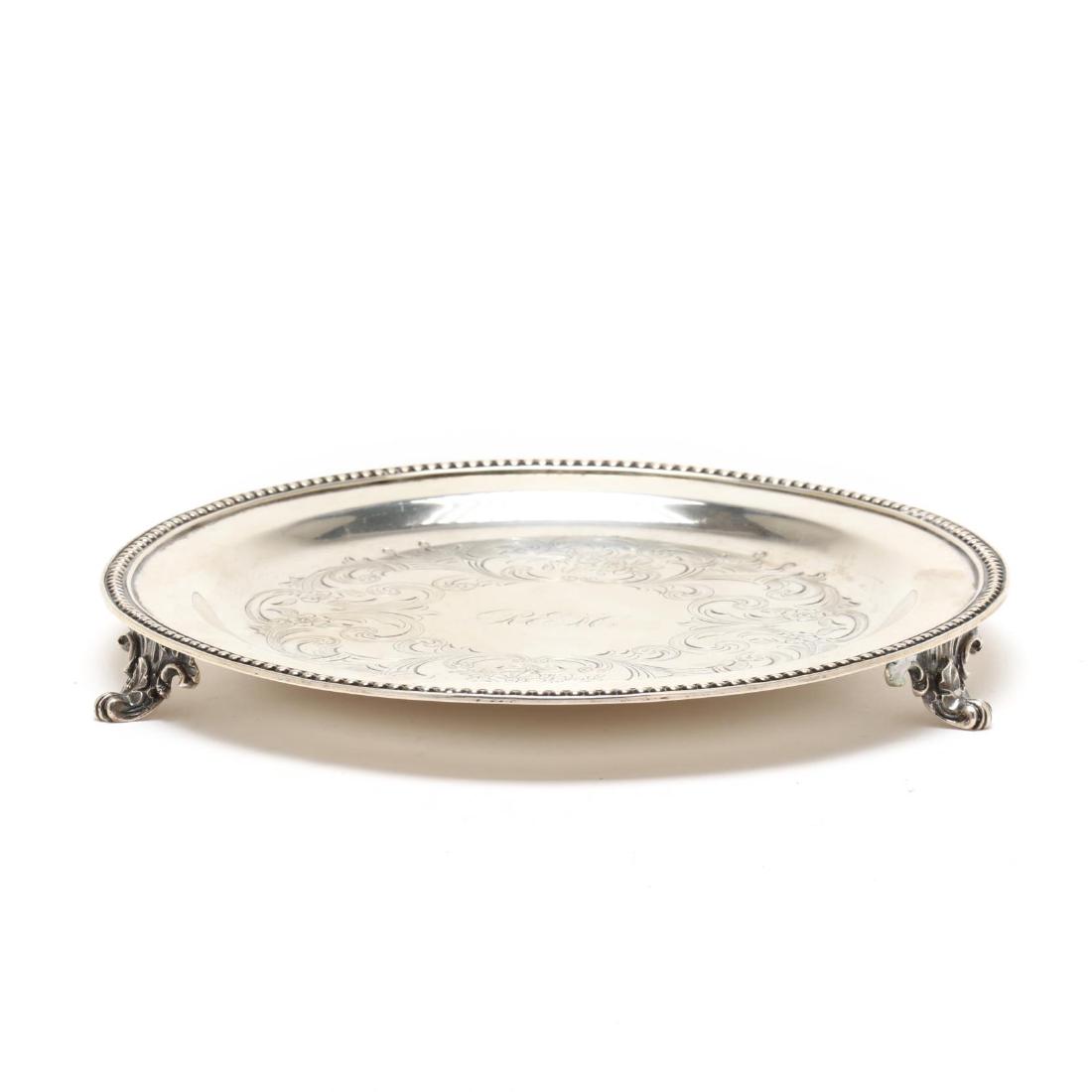 A Southern Coin Silver Salver (1 of 3)