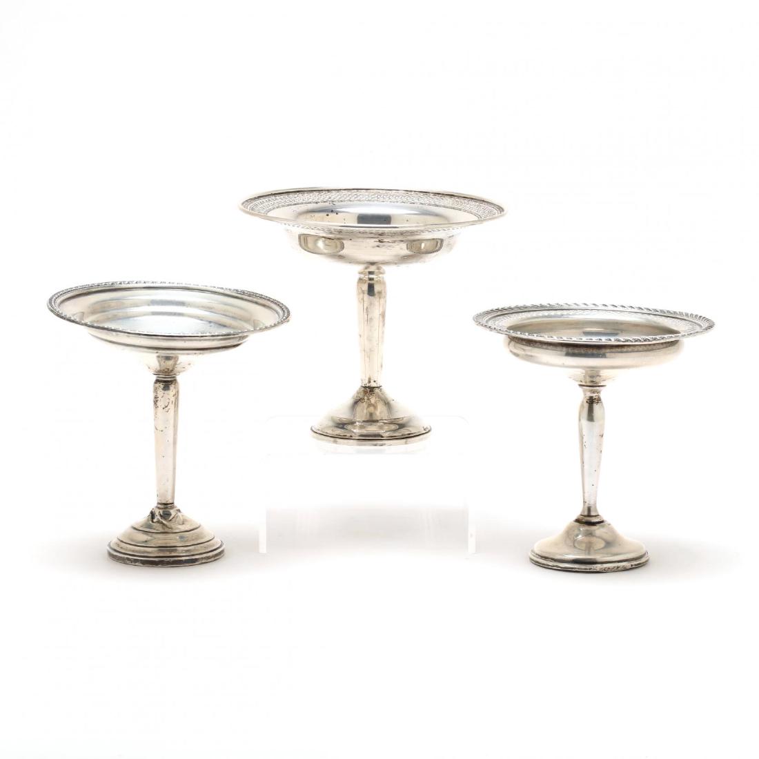 Three Sterling Silver Compotes (1 of 7)