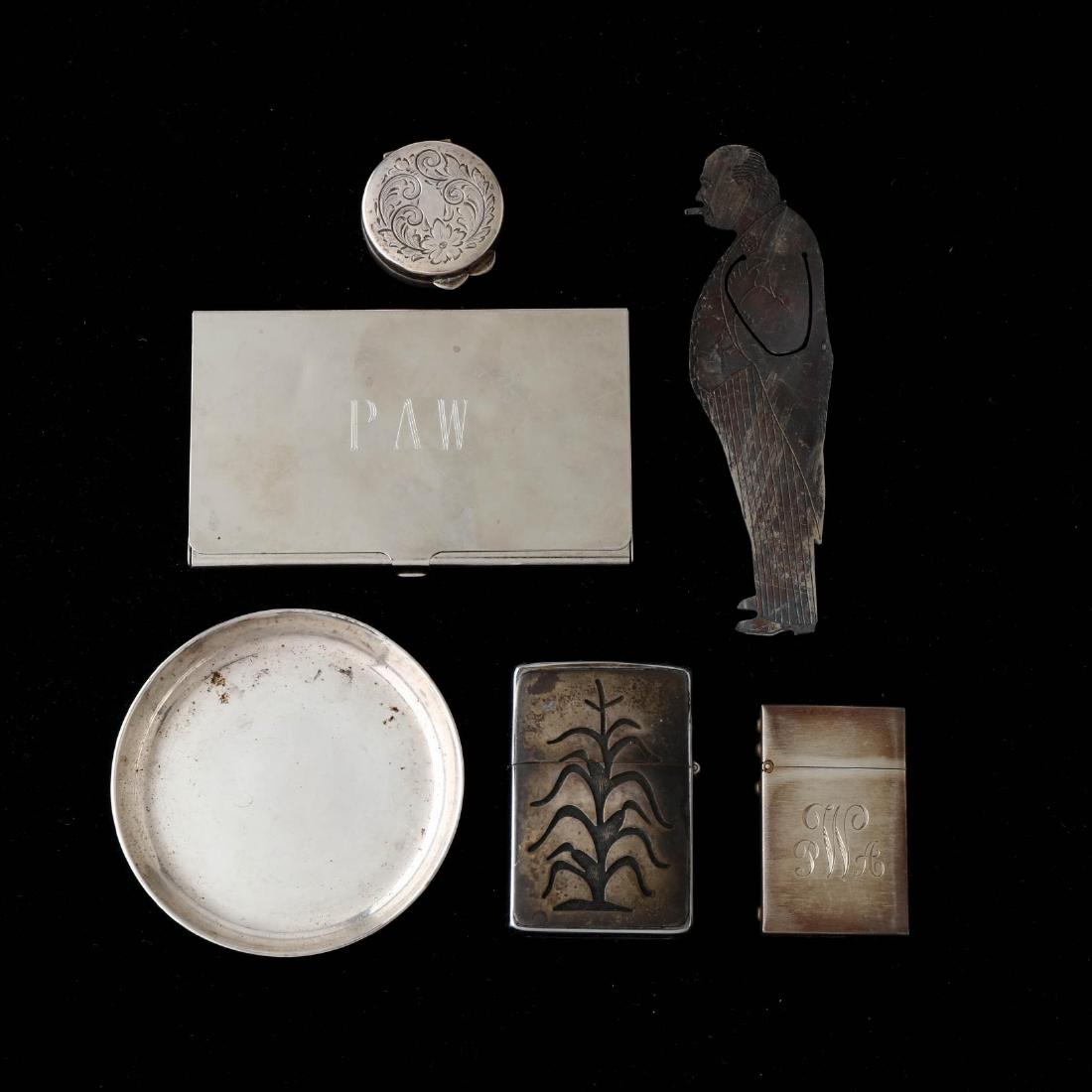 A Group of Sterling Silver and Silverplate Accessories (1 of 3)