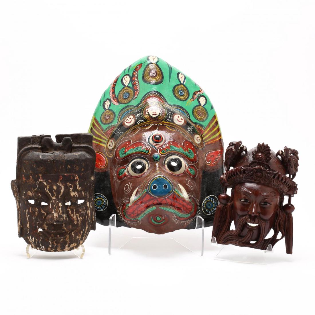 Three Asian Masks (1 of 7)
