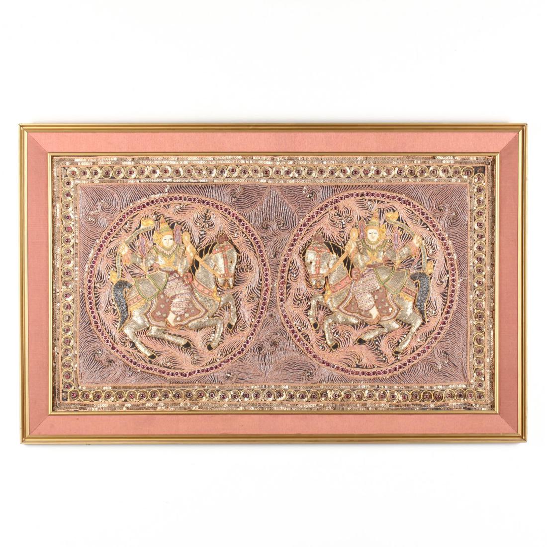 A Burmese Kalaga Textile (1 of 3)