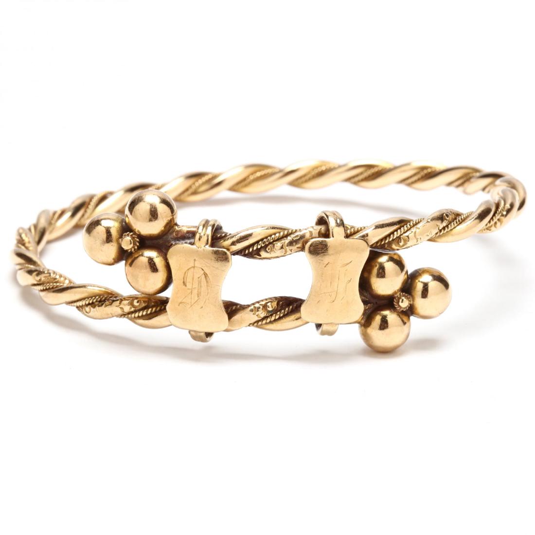 18KT Gold Bracelet (1 of 2)