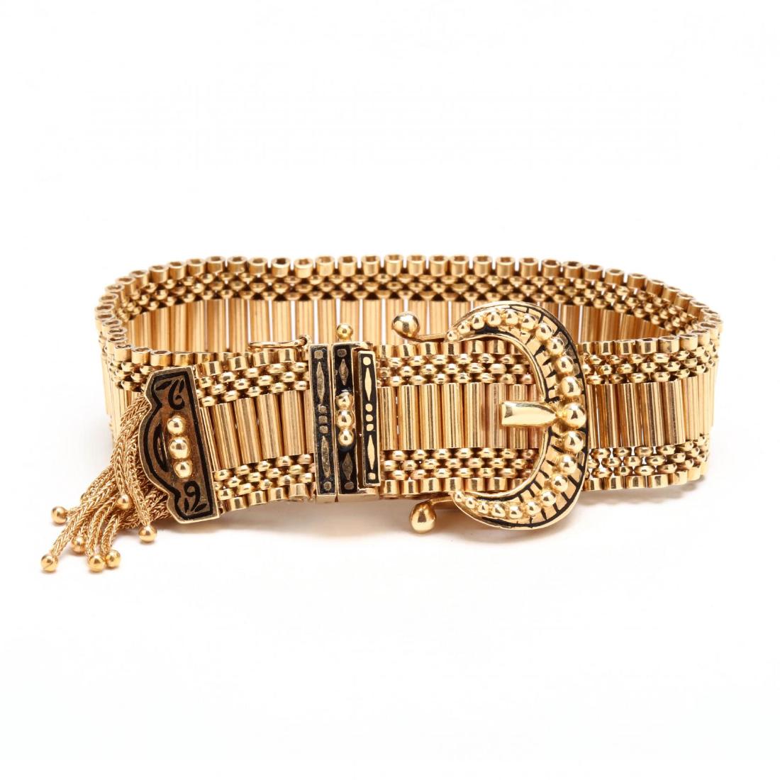 Vintage 14KT Gold Concealed Watch, Balta (1 of 3)