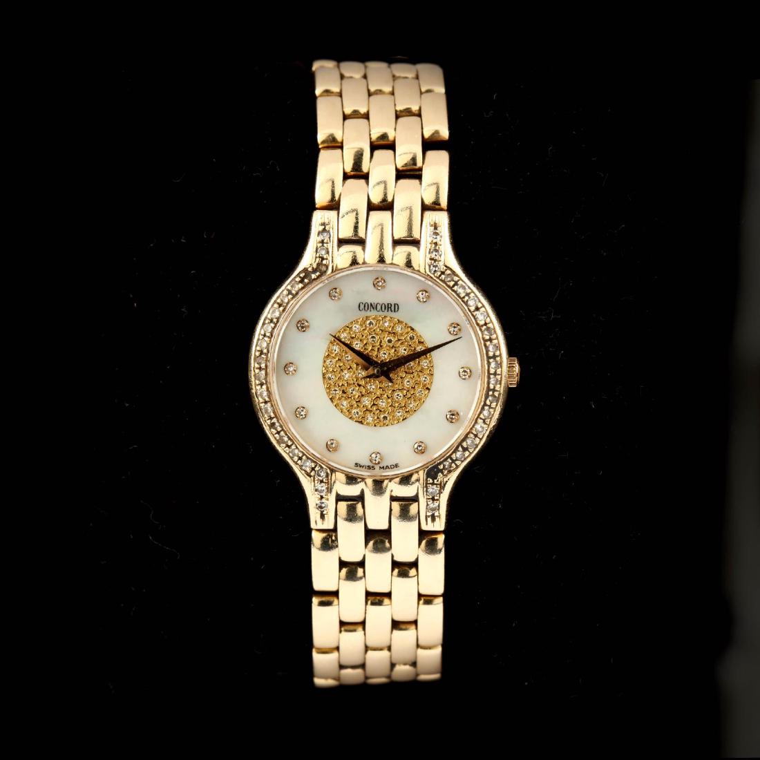 14KT Gold and Diamond Watch, Concord (1 of 4)