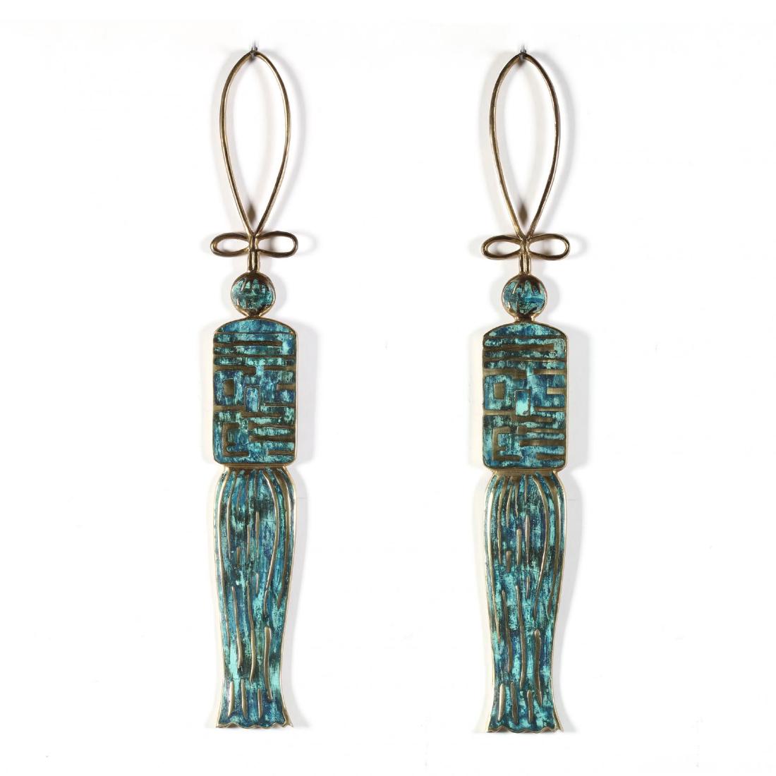 Pepe Mendoza, Pair of Tassel Ornaments (1 of 4)