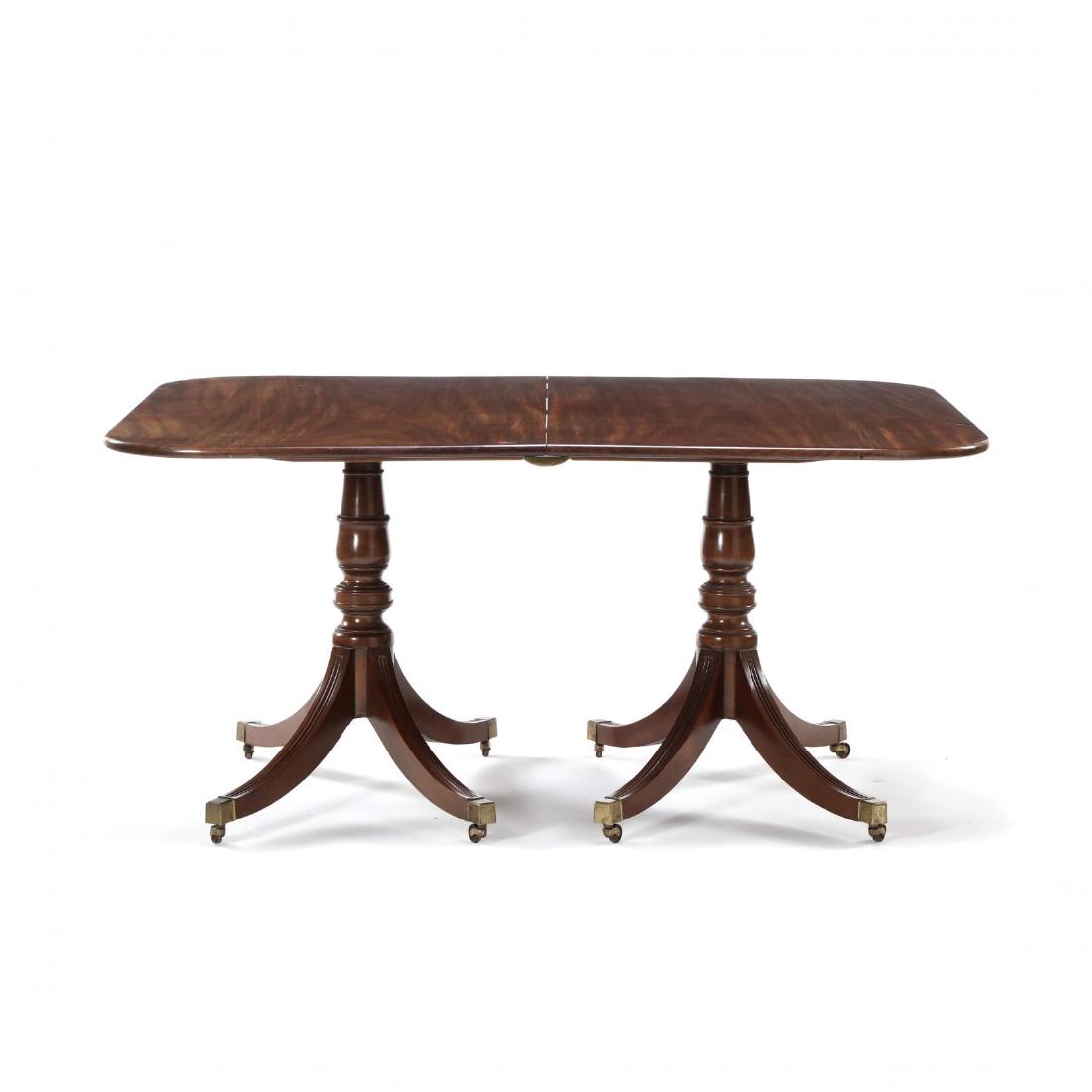 Georgian Double Pedestal Dining Table (1 of 5)