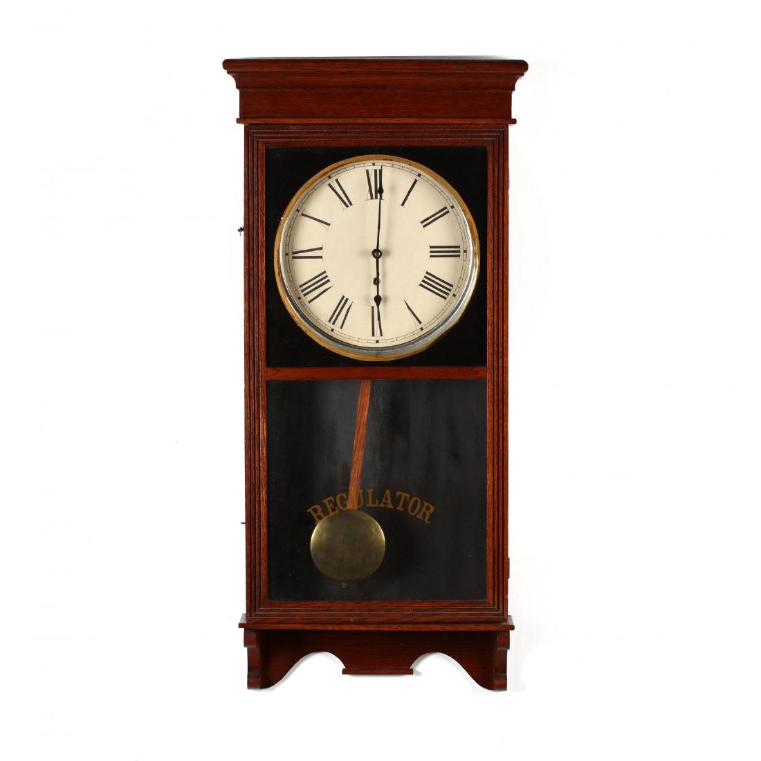 Vintage Regulator Wall Clock Jul 01, 2017 Leland Little in NC