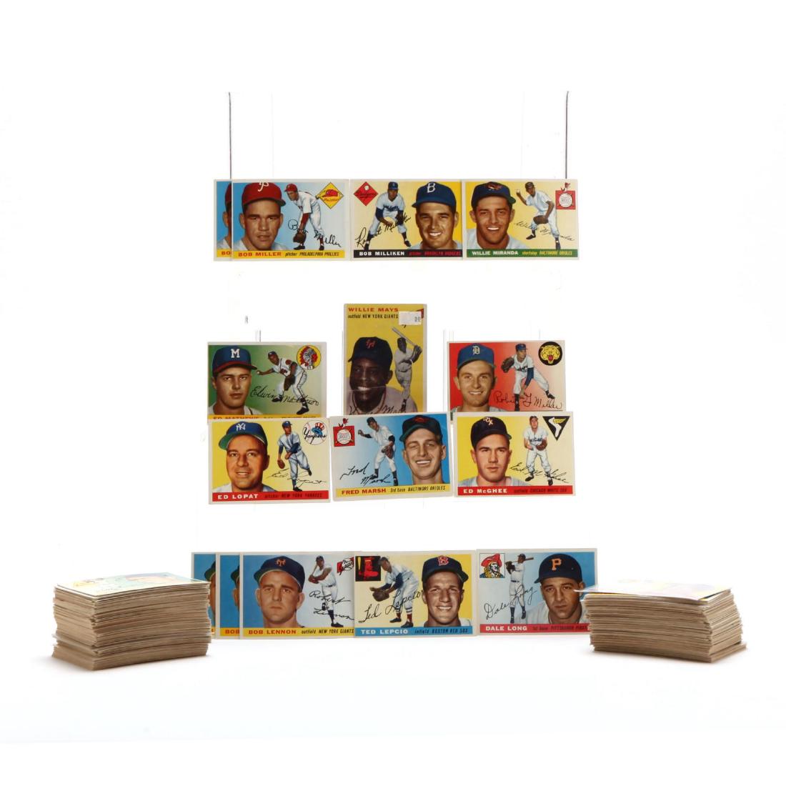 Collection of Over 175 1950s Topps Baseball Cards (1 of 10)