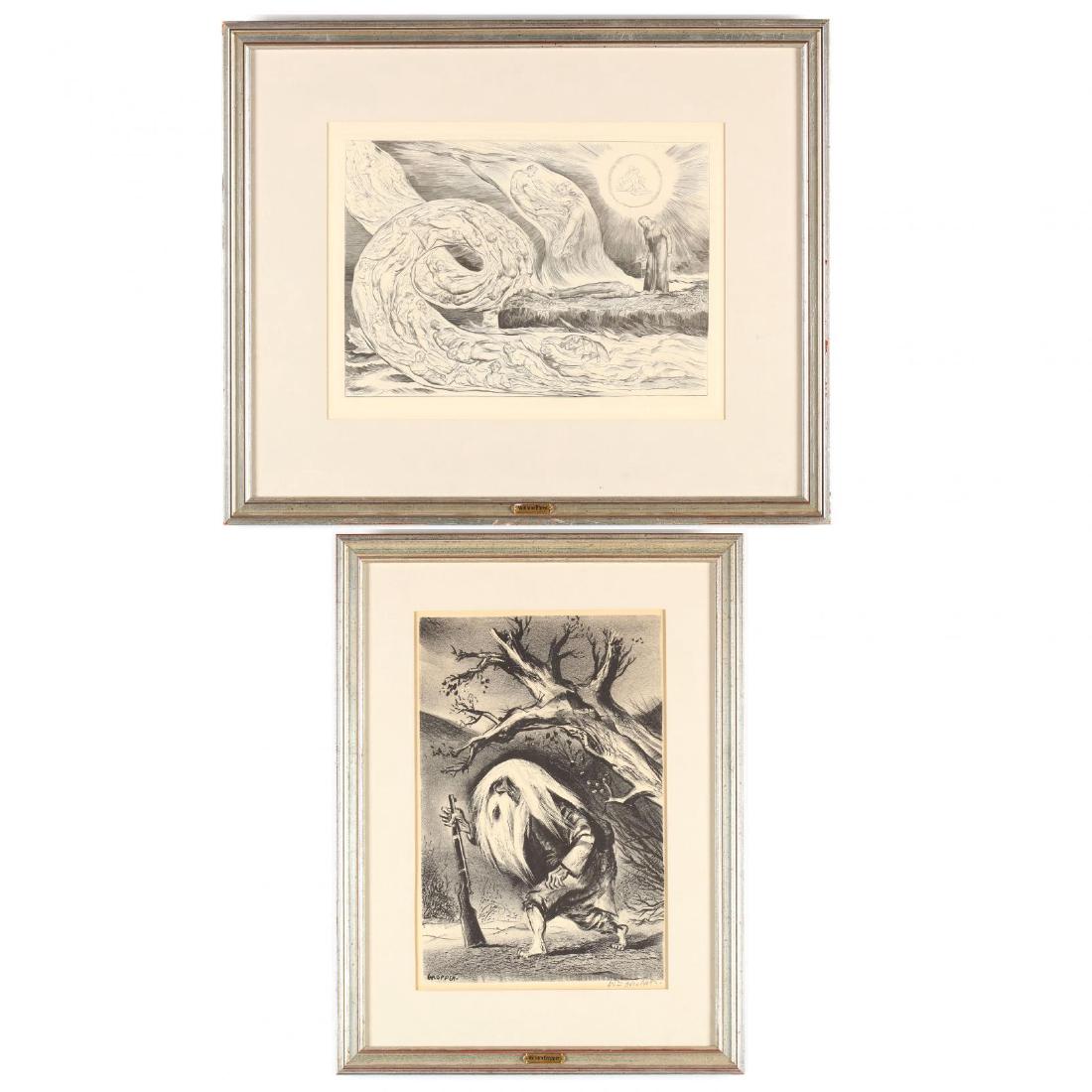 Two Framed Prints - Blake and Gropper (1 of 7)