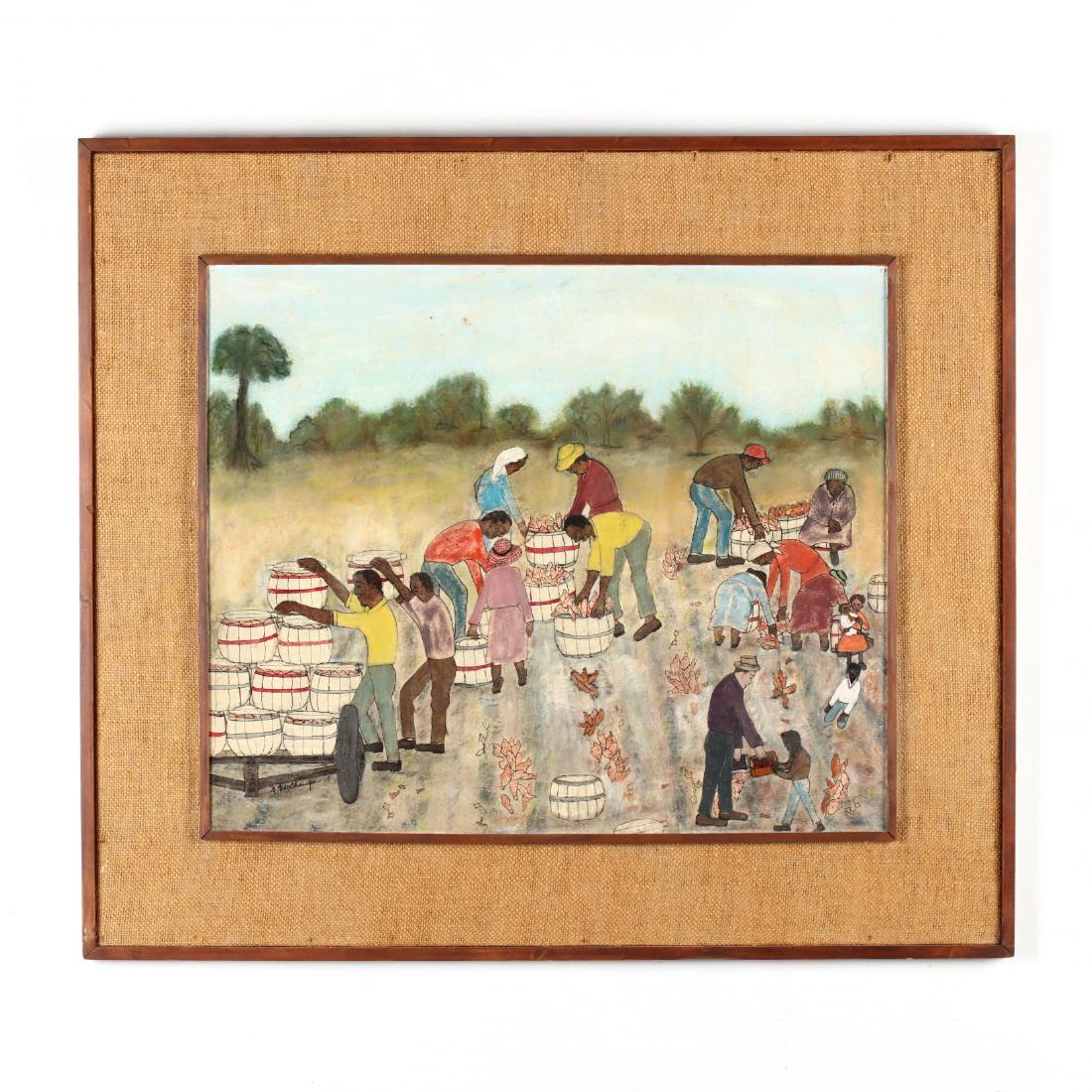 Minnia Deschamps (SC, 1907-1986), Sweet Potato Harvest (1 of 4)