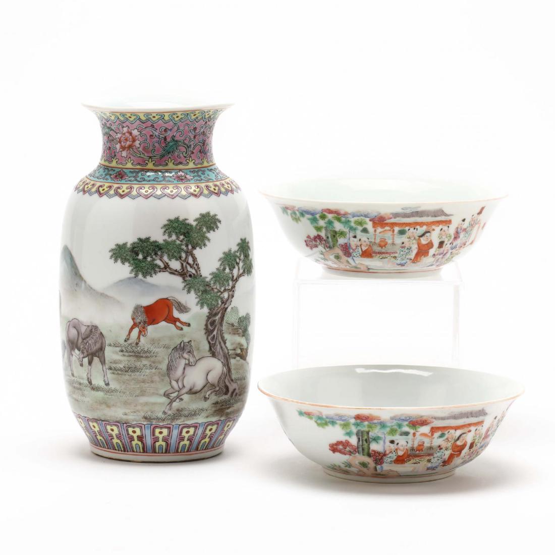 A Group of Chinese Porcelain Decorative Items (1 of 4)