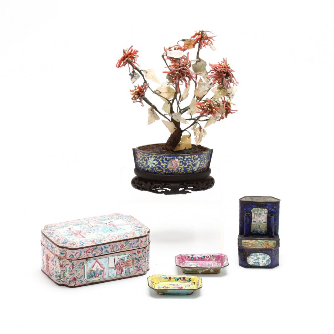 Five Pieces of Antique and Vintage Chinese Canton (1 of 3)