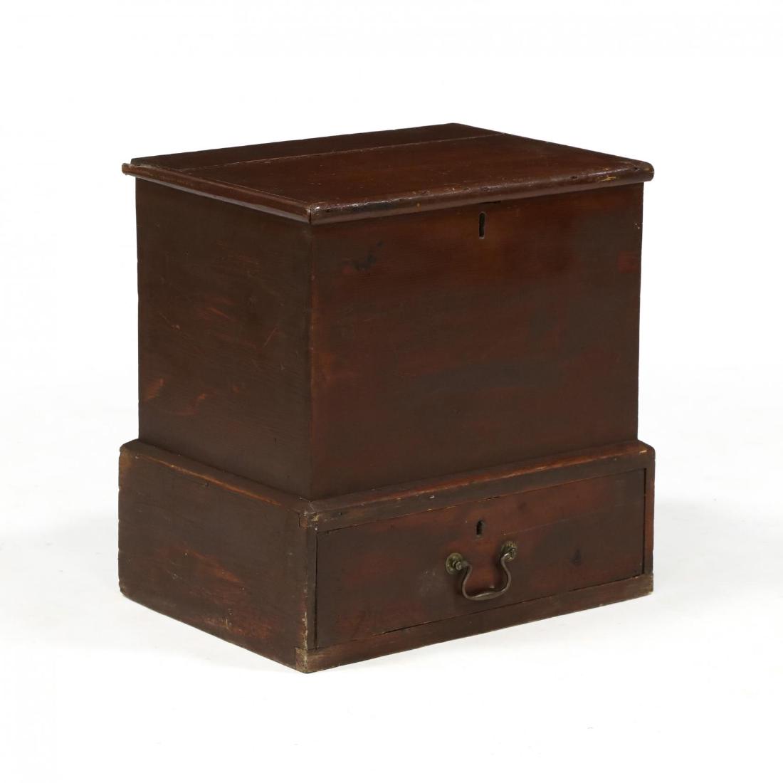 Antique Painted Pine Diminutive Blanket Chest (1 of 5)