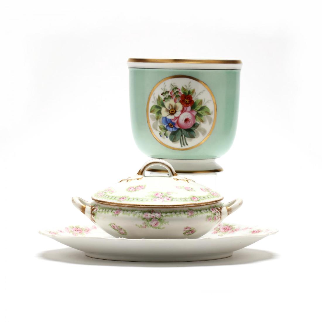 (3 Pc.) Continental Porcelain Group incl. Limoges (1 of 4)