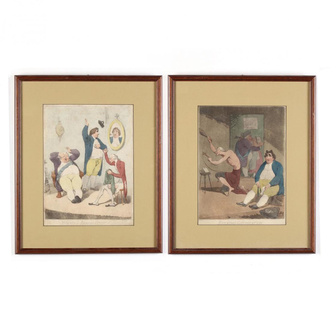 James Gillray (British, 1757-1815),  Morning (1 of 3)