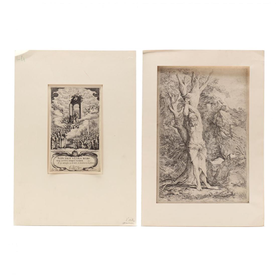 Two Continental Prints - Callot and Rosa (1 of 5)