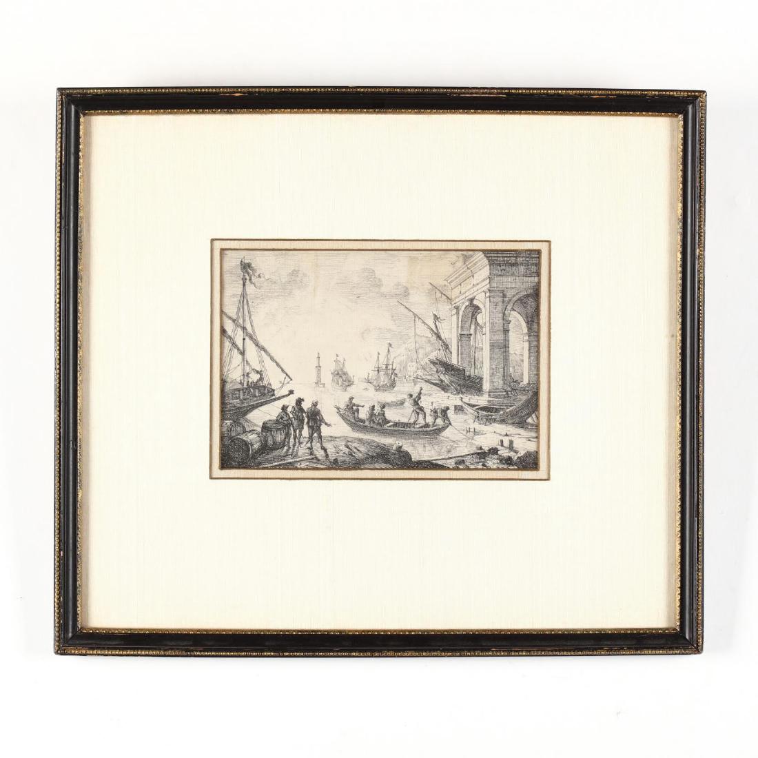 Claude Lorrain (French, 1600-1682),  Le Port de Mer au (1 of 2)