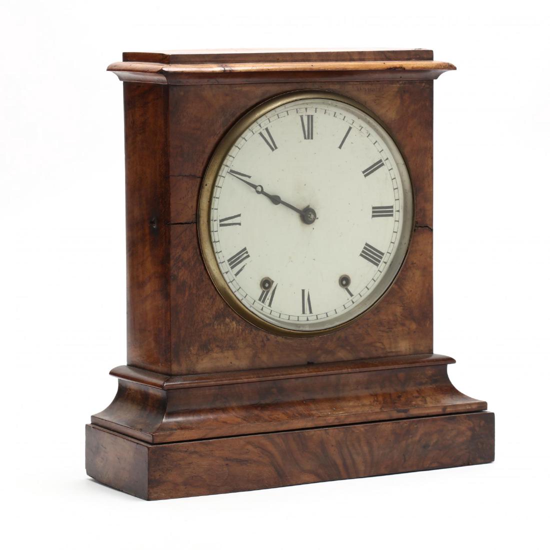 Antique Burlwood Bracket Clock (1 of 4)