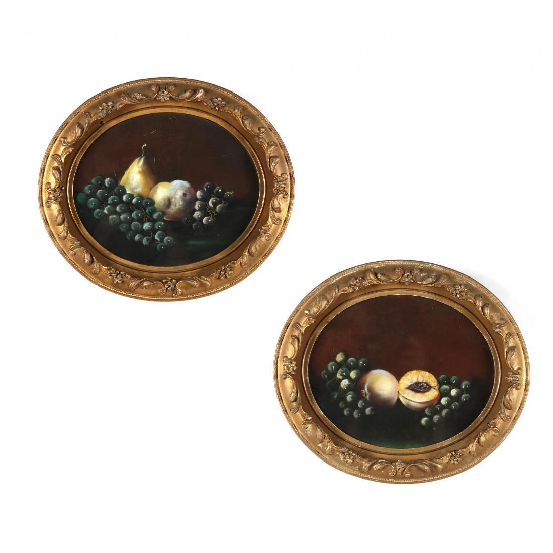 Pair of Victorian Pastel Still Lifes (1 of 3)