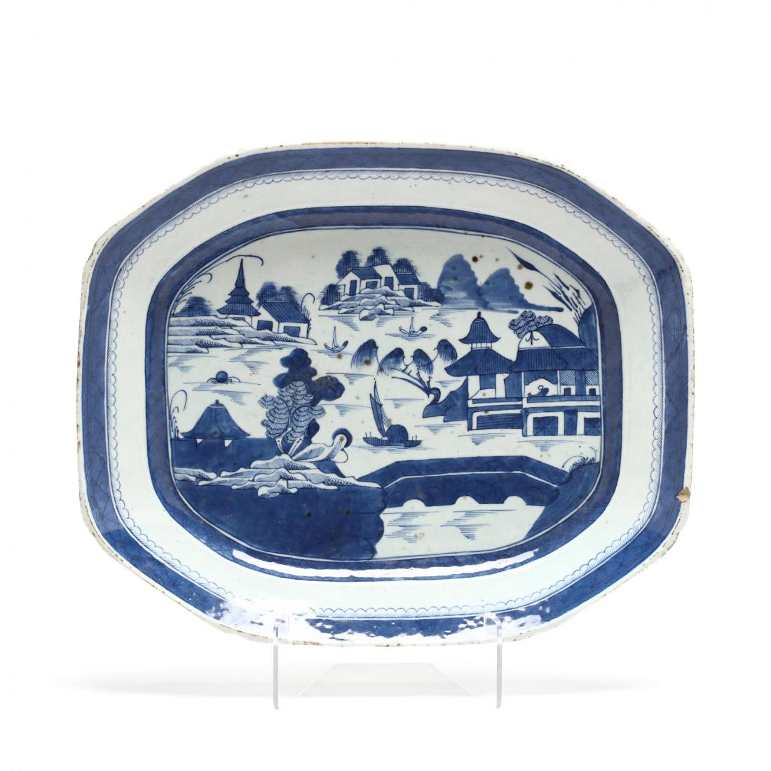 Antique Chinese Canton Platter (1 of 4)