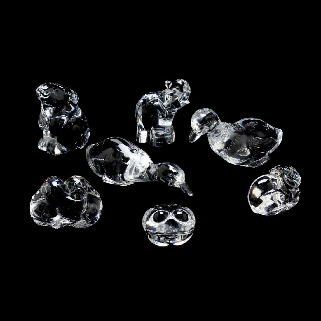 A Group of Seven Clear Crystal Coolers (1 of 9)