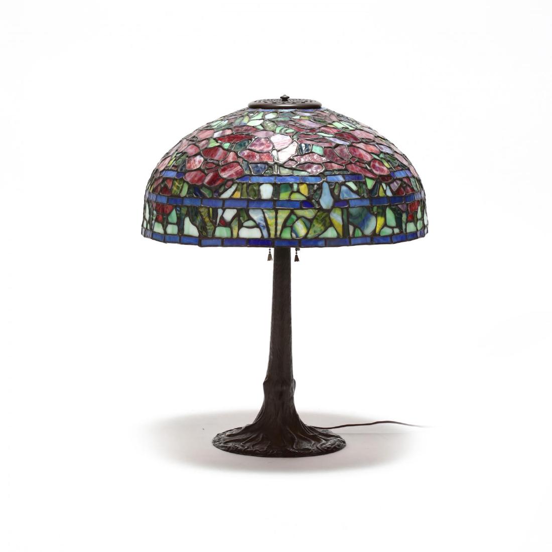 Vintage Stained Glass Table Lamp (1 of 4)