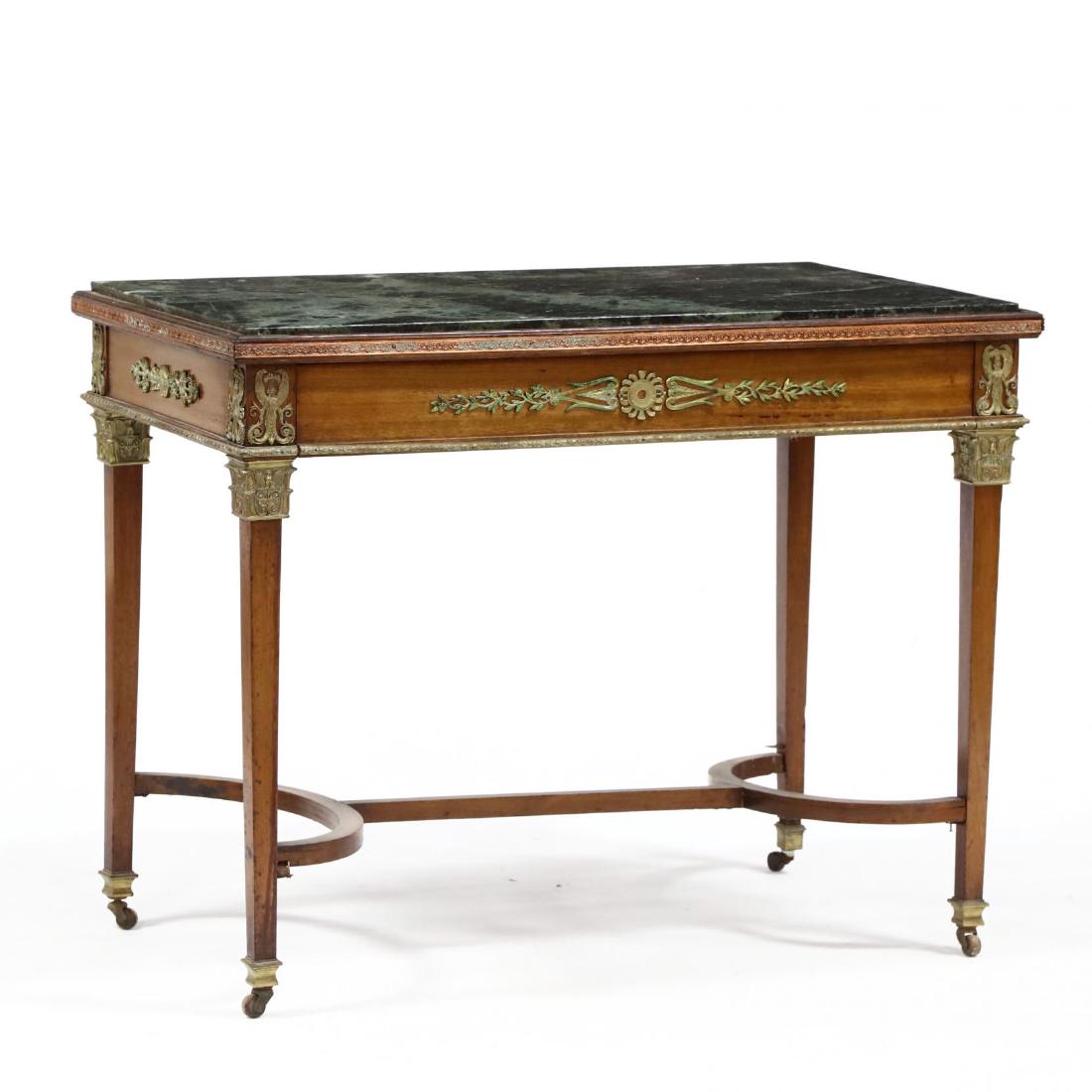 R & J Horner French Empire Style Marble Top Escritoire (1 of 5)