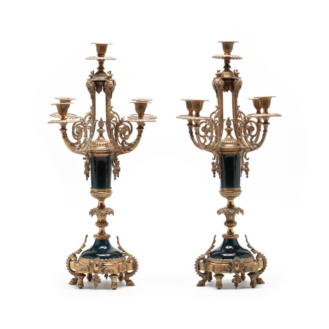 A Pair of Antique French Renaissance Revival Candelabra (1 of 5)