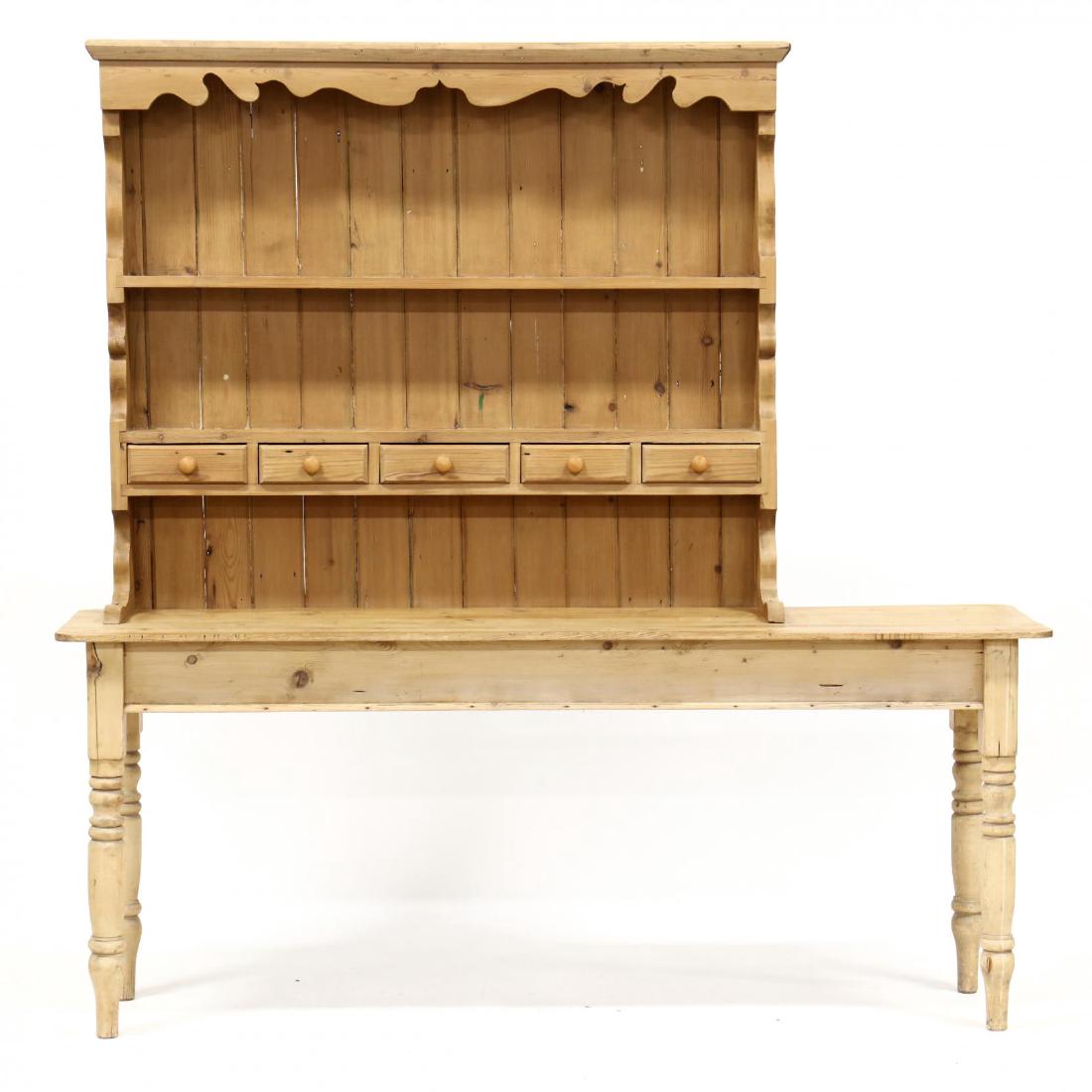 French Provincial Step Back Hutch (1 of 3)