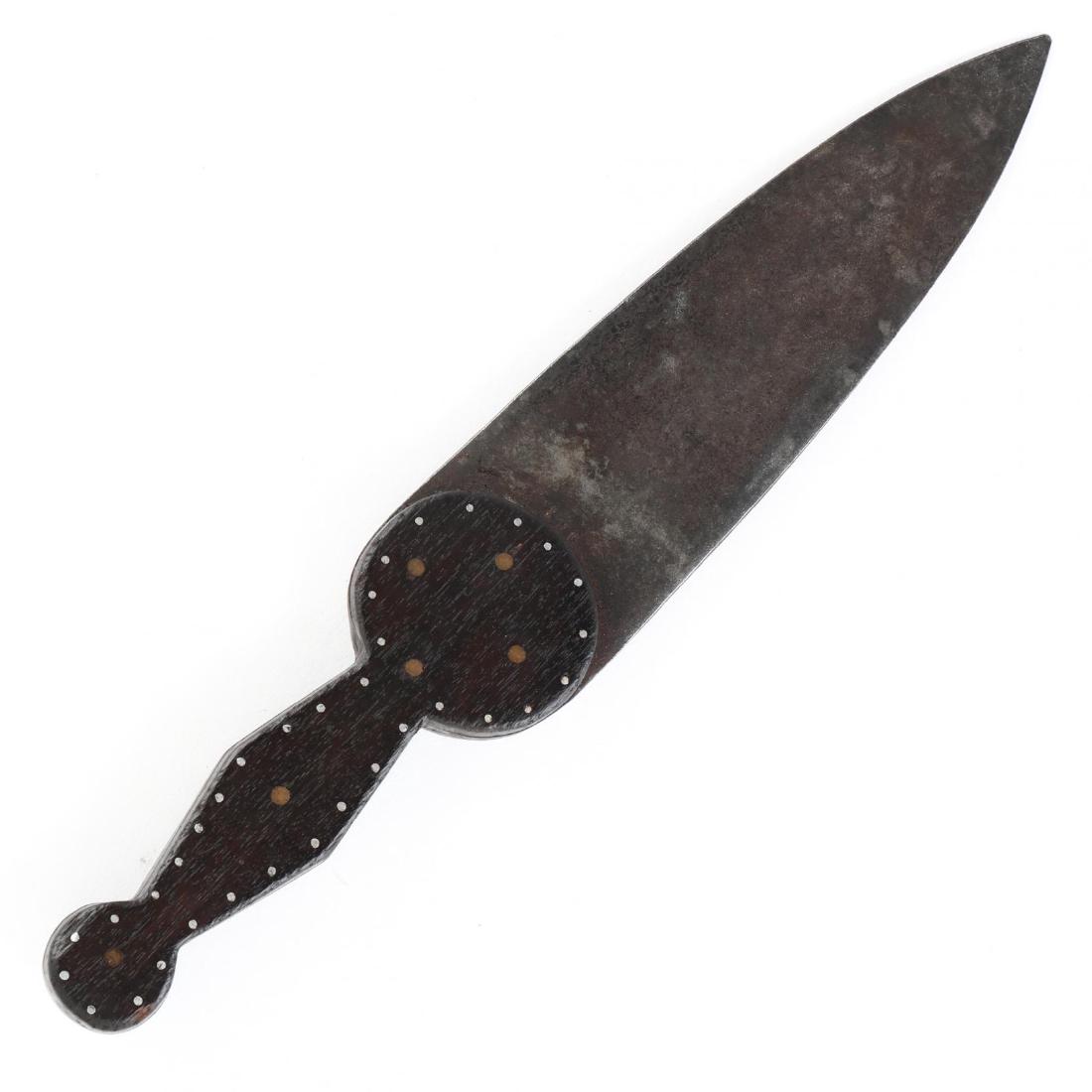 Signed Hudson Bay Beavertail Paddle Dag Knife (1 of 3)