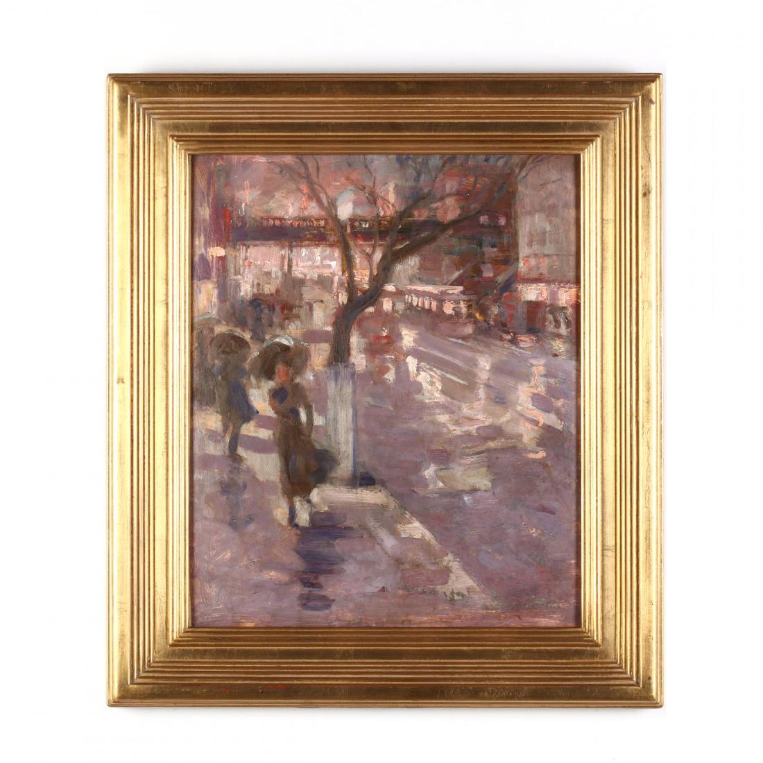 Edmund Marion Ashe (1867-1941), New York Street Scene (1 of 5)