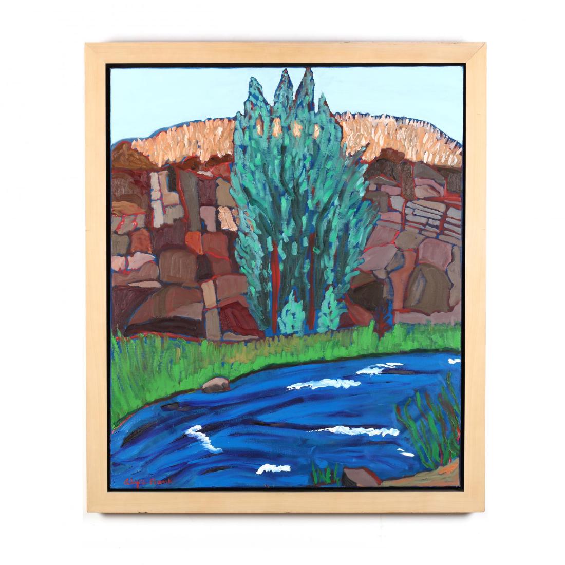 Alyce Frank (NM, b. 1932),  The Hondo River at the (1 of 4)