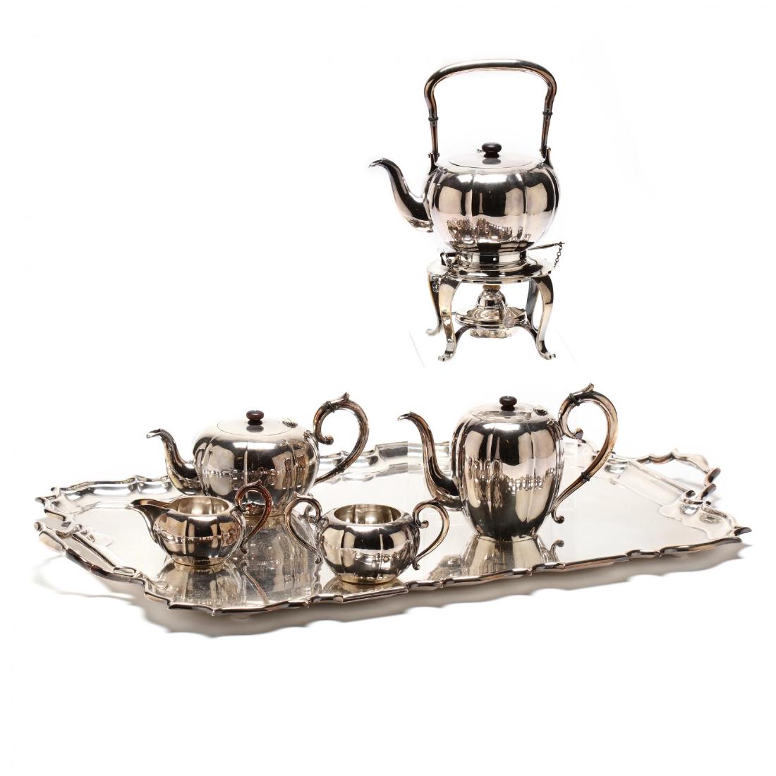 Japanese Fine Silver Tea & Coffee Service (1 of 10)