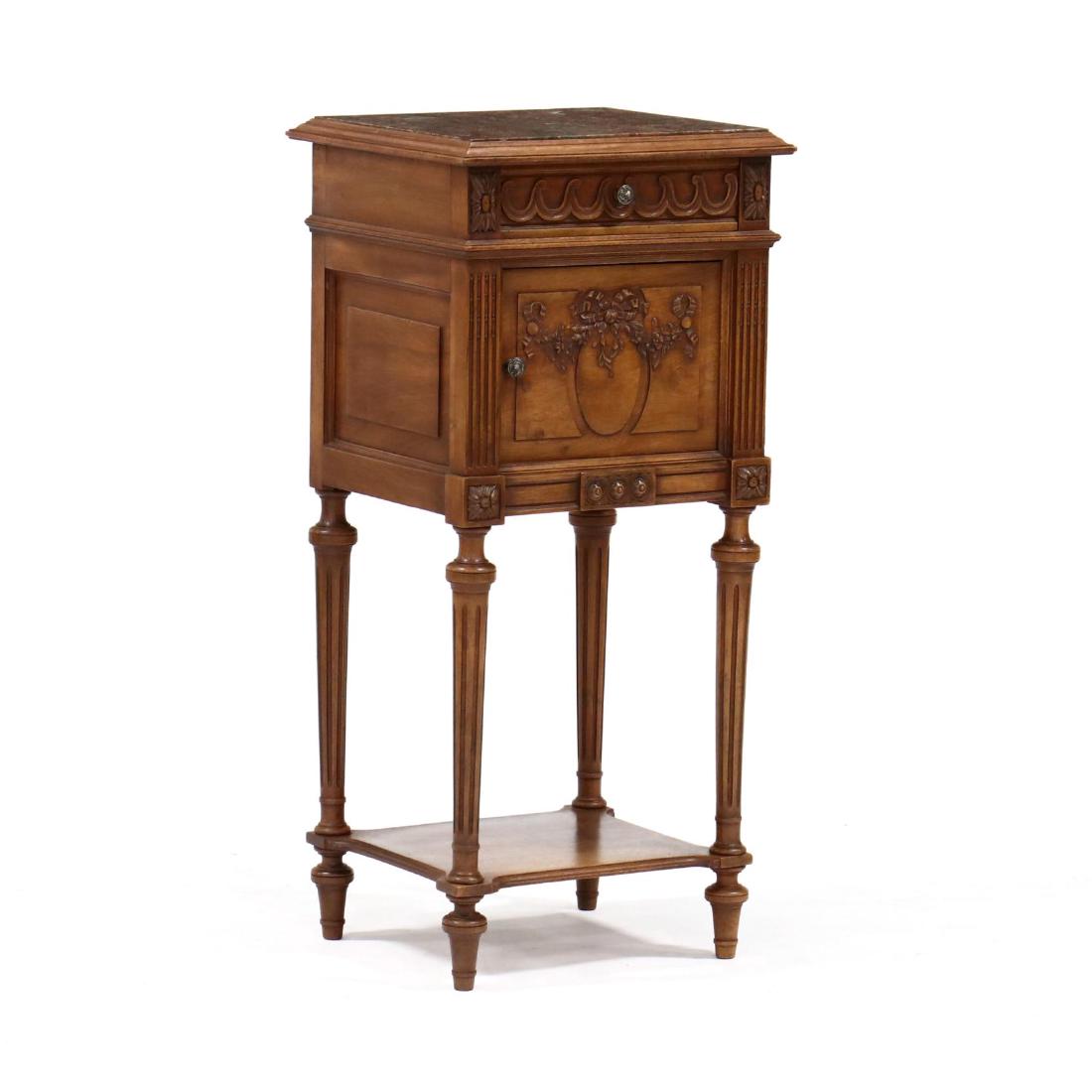 Louis XVI Style Marble Top Smoking Stand (1 of 3)