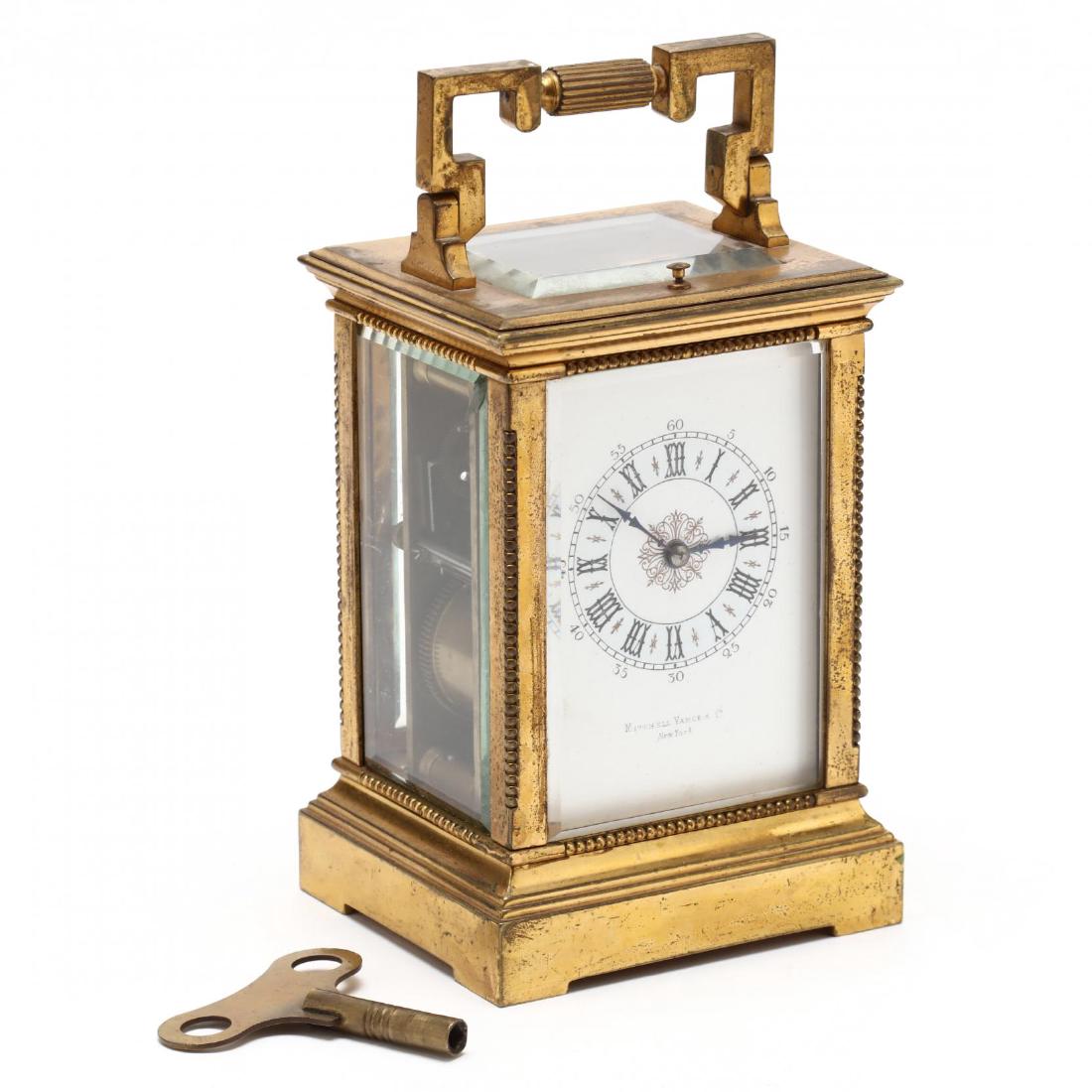 Mitchell Vance & Co., Gilt Bronze Carriage Clock (1 of 9)
