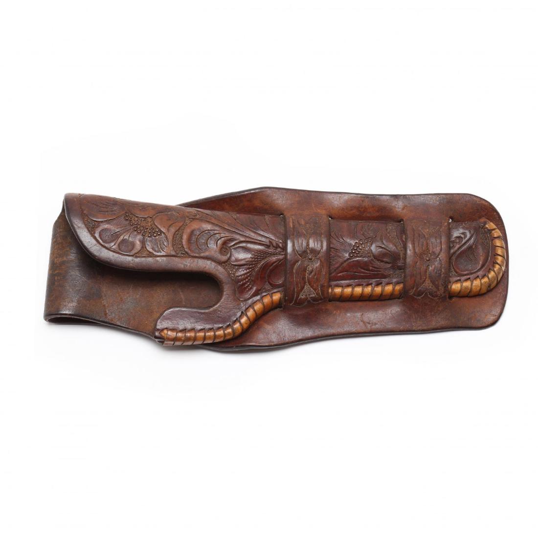 H.H. Hieser, Vintage Tooled Leather Holster (1 of 4)
