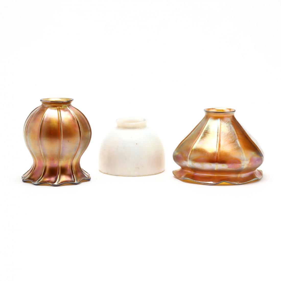 Steuben, Three Art Glass Shades (1 of 6)