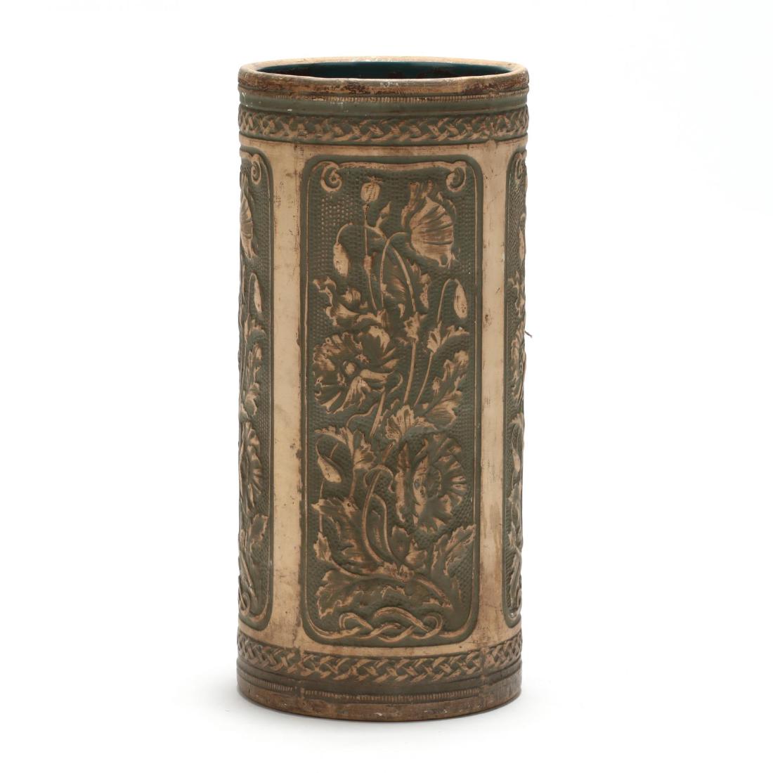 Weller Robinson Ransbottom, Blue Poppy Umbrella Stand (1 of 4)