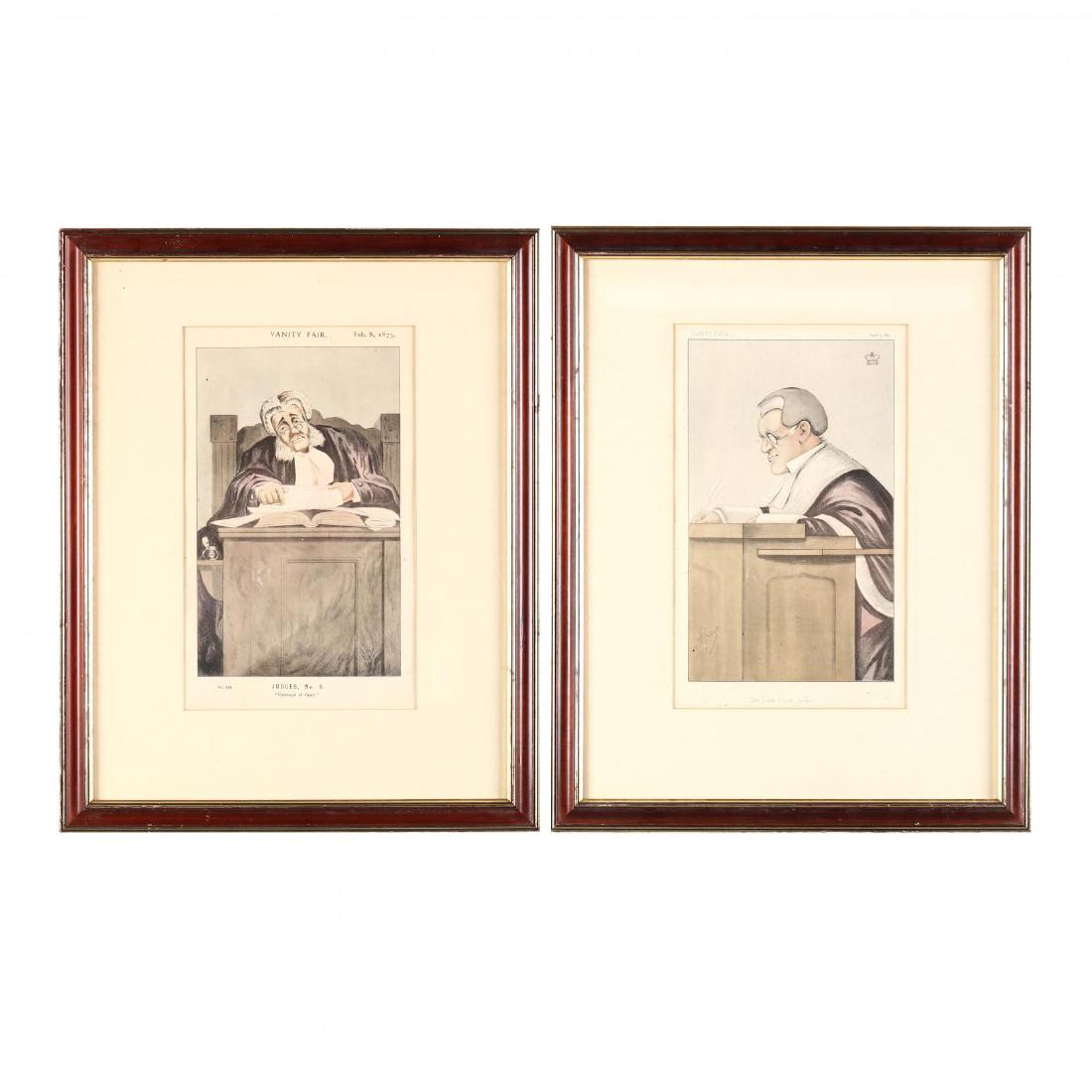 Pair of 19th-Century Judiciary  Vanity Fair  Prints (1 of 4)