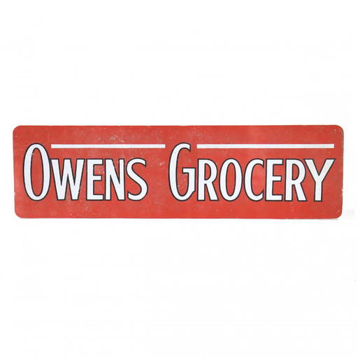 Vintage North Carolina Grocery Store Sign