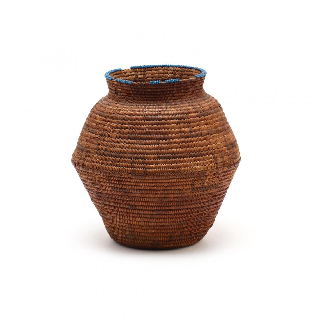 Pima, Beaded Ola Basket (1 of 6)